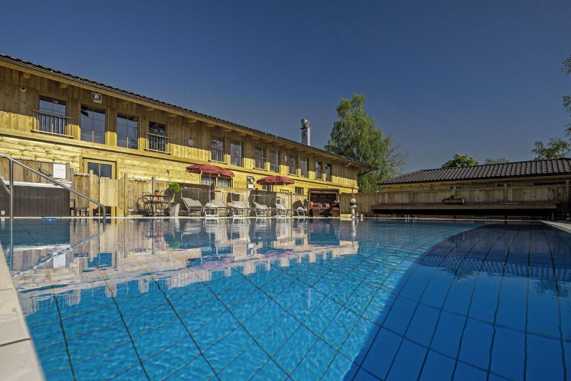 Wellness-Appartements Berchtesgadener Land Ainring Exterior foto